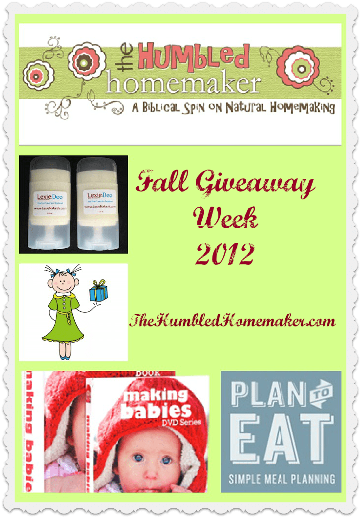 HH fall giveaway week