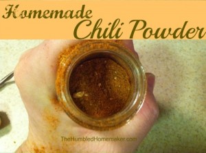 homemade chili powder homemade chili powder