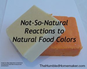 not so natural reactons to natural colors