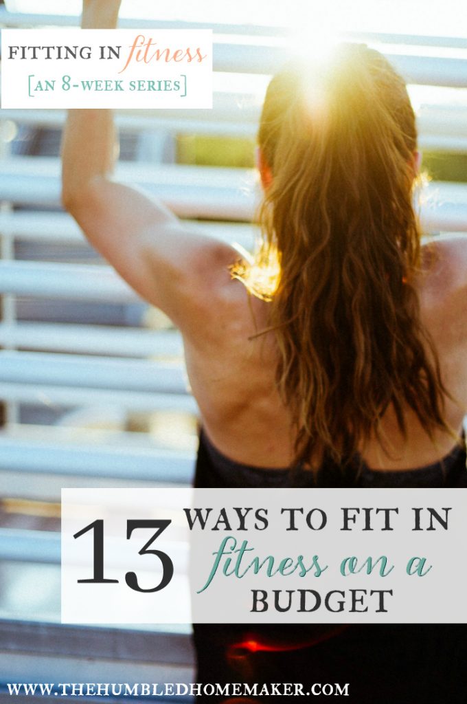 I used to use not having enough money as an excuse not to exercise. HA! I guess I can't use that one anymore! These tips on fitting in fitness on a budget are great!! 