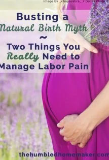 Are you interested in natural childbirth but wondering if you can handle the pain? The ability to manage labor pain may be a lot ore doable than you think.