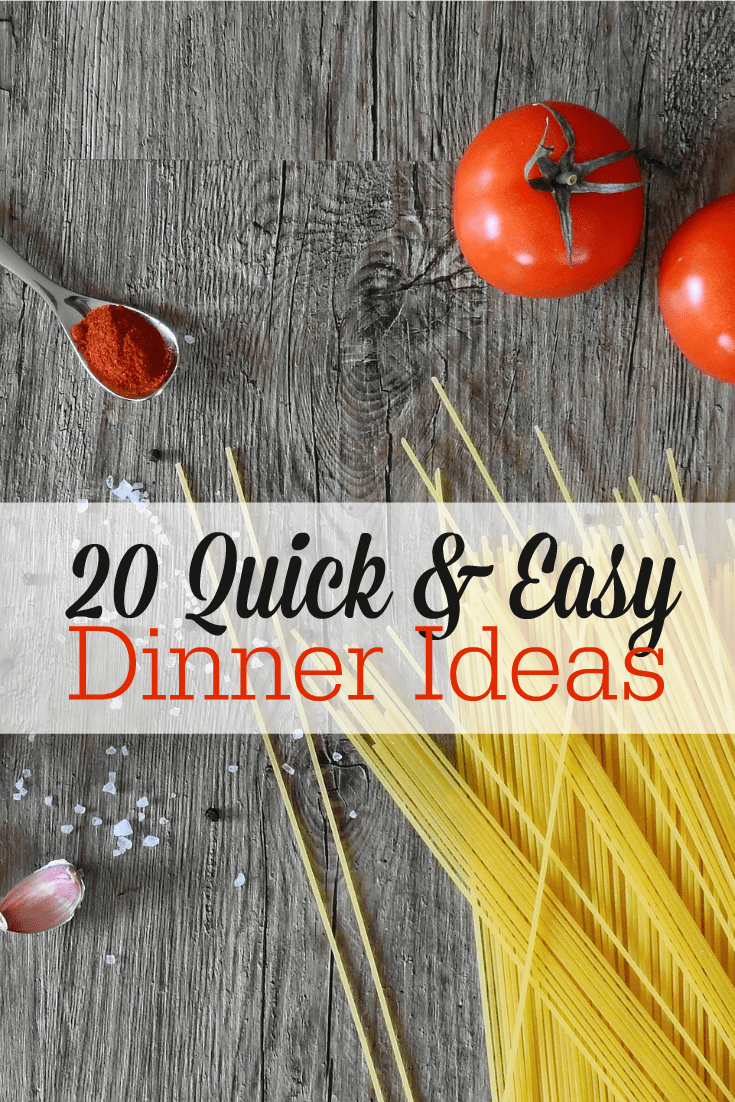 Need some no-fuss, no-stress dinner ideas? These 20 family-friendly meals take just 30 minutes to make...or less!