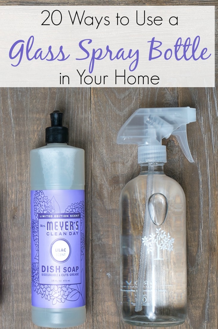 There are countless ways to use a glass spray bottle in your home. Here are 20 to get you started! 