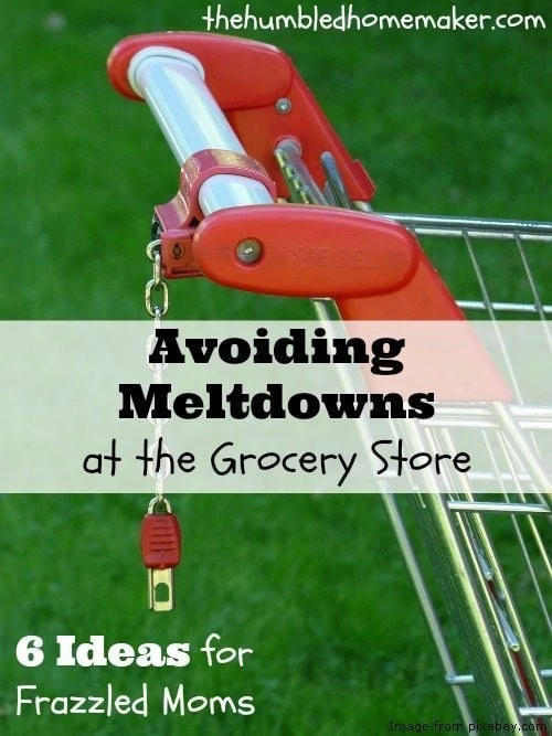 Avoiding Meltdowns at the Grocery Store - TheHumbledHomemaker.com