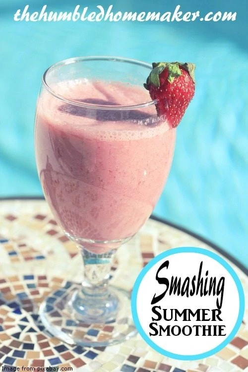 This Smashing Summer Smoothie is a great way to use up all of those berries you've picked this summer! It works perfectly with any combo of berries!