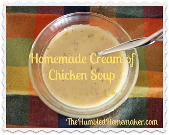 homemade cream of chicken soup