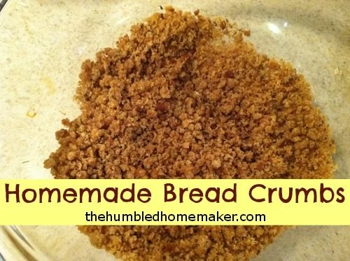 Homemade Bread Crumbs - TheHumbledHomemaker.com