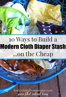 So how can you build a stash without breaking the bank? Well, there are several ways. And through it all, keep in mind that once your stash is built and you are using cloth diapers full or even part-time, they WILL save you money.