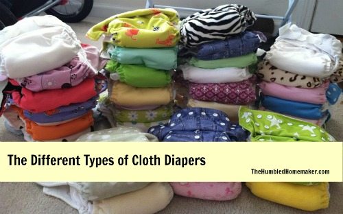 The Different Types of Cloth Diapers at The Humbled Homemaker