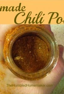 There's no need for the cost and fillers in store bought chili powder. The homemade chili powder recipe is easy, tasty, and frugal!