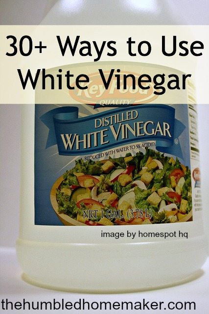 30+ Ways to White vinegar. White Vinegar is an amazing, non-toxic tool that should be in every natural homemaker’s arsenal. It’s natural, frugal and even edible!