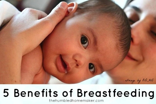 5 Benefits of Breastfeeding- On the fence? These 5 benefits make breastfeeding a no-brainer!