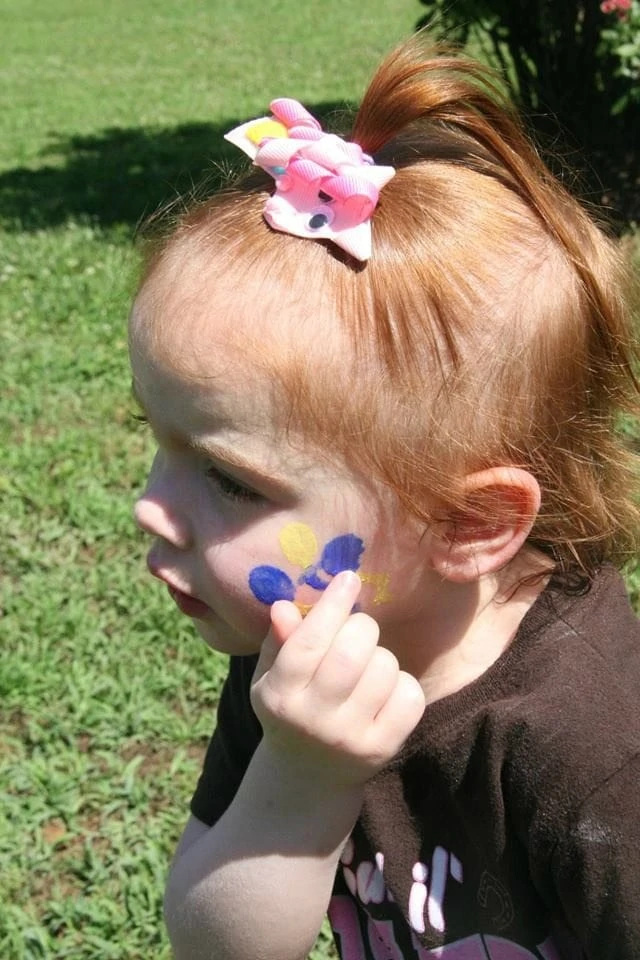 Cutie Mark Face Paint at My Little Pony Birthday Party