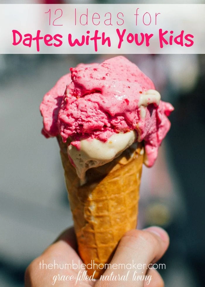 It's so important to spend one-on-one time with your kids! I love these 12 ideas for "date night" with your children.