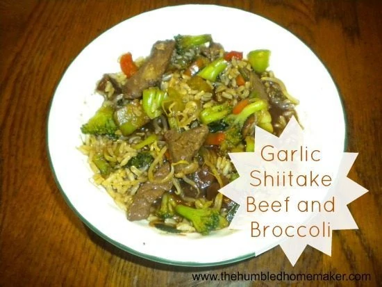 Garlic Shiitake Beef and Broccoli