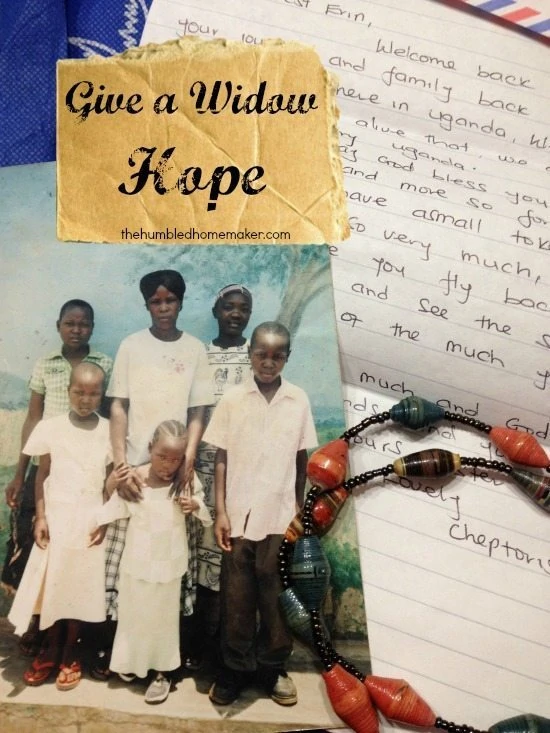 Give a Widow Hope- Hope 4 Women International's Unique Widow Sponsorship Ministry Equips Widows to Support their Families for Life!