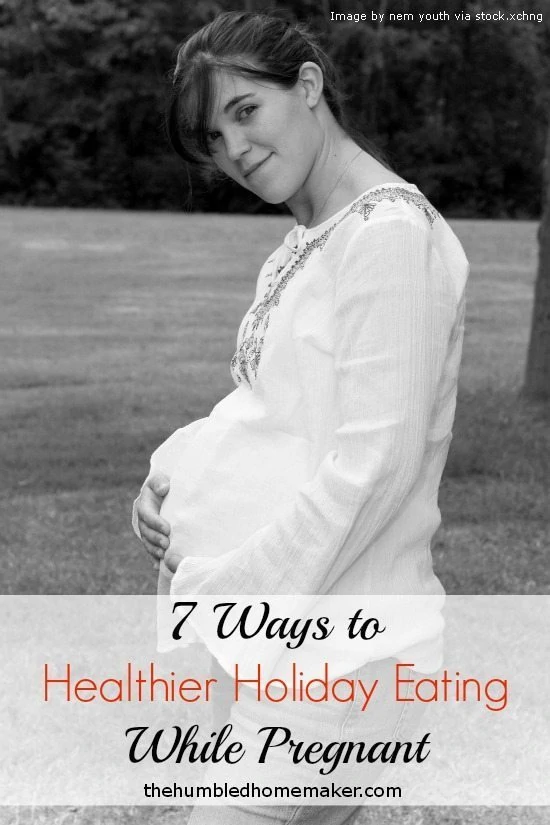 LOVE these ideas for healthier holiday eating--not just for pregnant mamas but for anyone! 