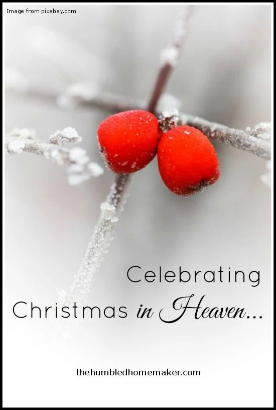 Celebrating Christmas in Heaven... - TheHumbledHomemaker.com
