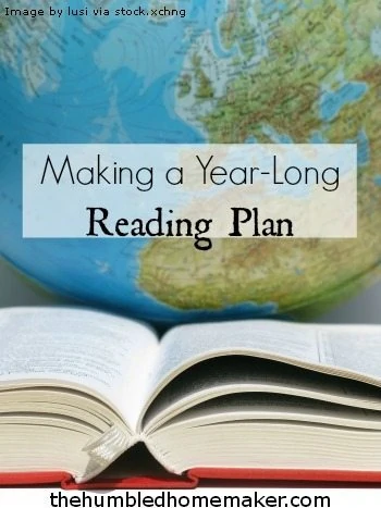 Making a Year-Long Reading Plan - TheHumbledHomemaker.com