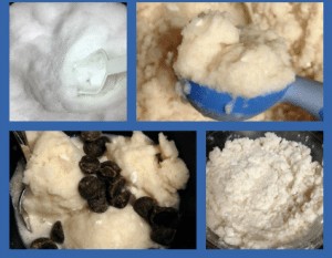 Homemade Snow Ice Cream that tastes just like vanilla ice cream! This is INCREDIBLE yummy! thehumbledhomemaker.com