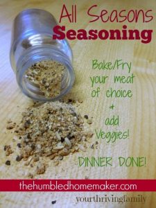 Avoid MSG in your seasonings with a homemade spice mix recipe. This all-purpose seasoning goes great on chicken, beef, fish, or your favorite vegetable.