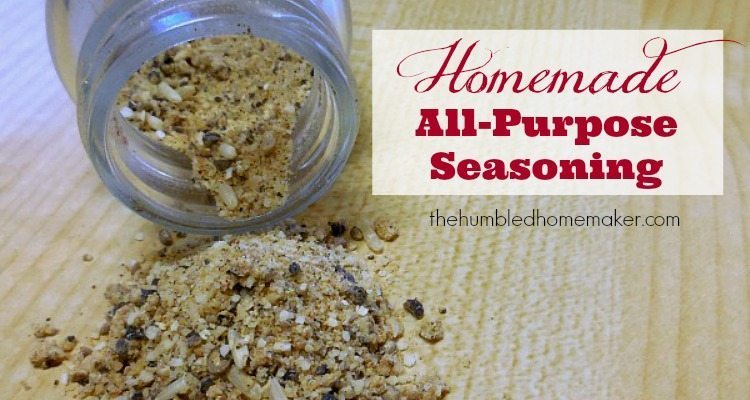 Homemade All-Purpose Seasoning - TheHumbledHomemaker.com