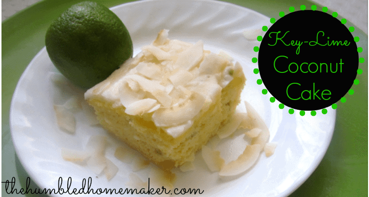 This key-lime coconut cake is so easy, and it's gluten-free!