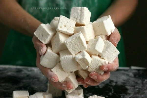 These homemade marshmallows are a great alternative to Peeps! Put a handful in a Ziploc bag and tuck into your child's Easter basket!