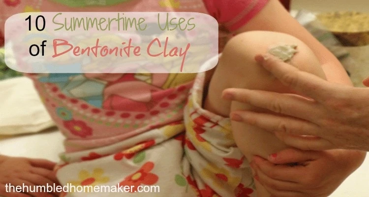 10 Summertime Uses of Bentonite Clay at The Humbled Homemaker