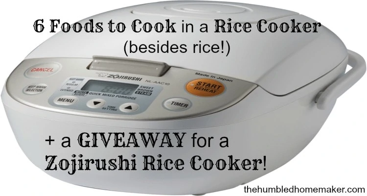 6 Foods to Cook in a Rice Cooker Besides Rice. Number 1 totally shocked me!