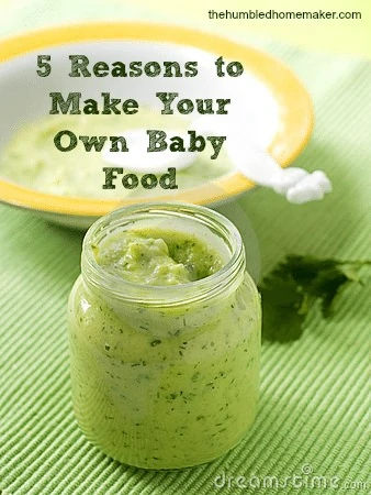 5 Reasons to Make Your Own Baby Food  The Humbled Homemaker