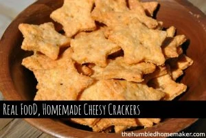 cheesy crackers - TheHumbledHomemaker.com