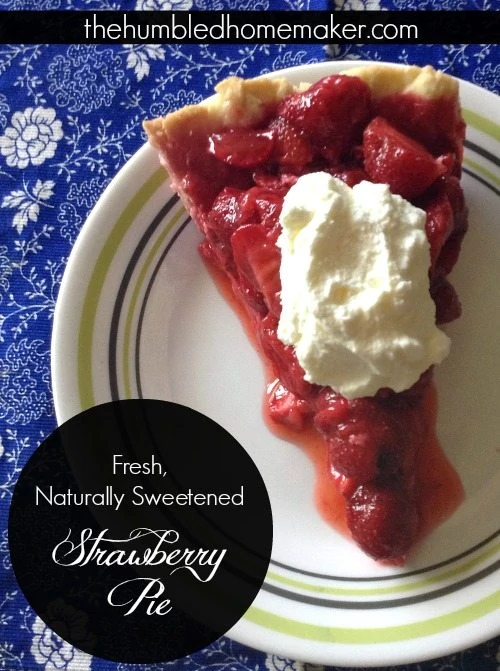 I can’t think of a more delicious way to showcase fresh strawberries than in a cold, lightly sweetened, bursting-with-juice strawberry pie. This dessert will be the show-stopper at your 4th of July picnic, or any time you serve it!