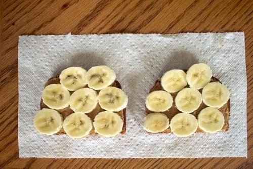 Peanut butter and banana toast is a great protein-rich breakfast for busy mornings.