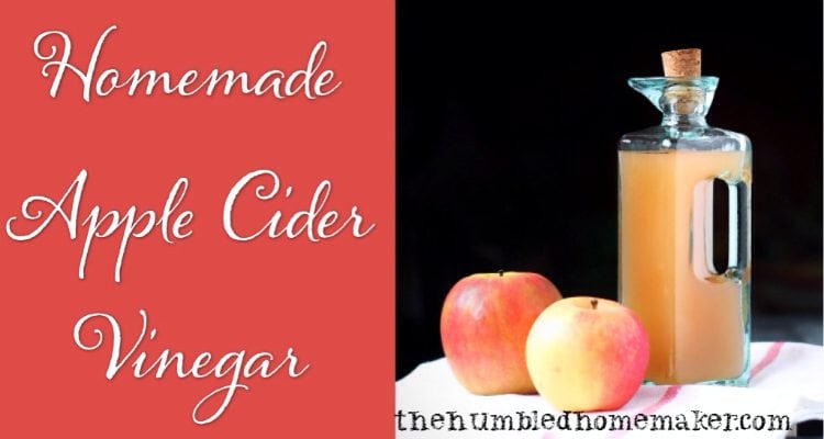 DIY Apple Cider Vinegar - TheHumbledHomemaker.com