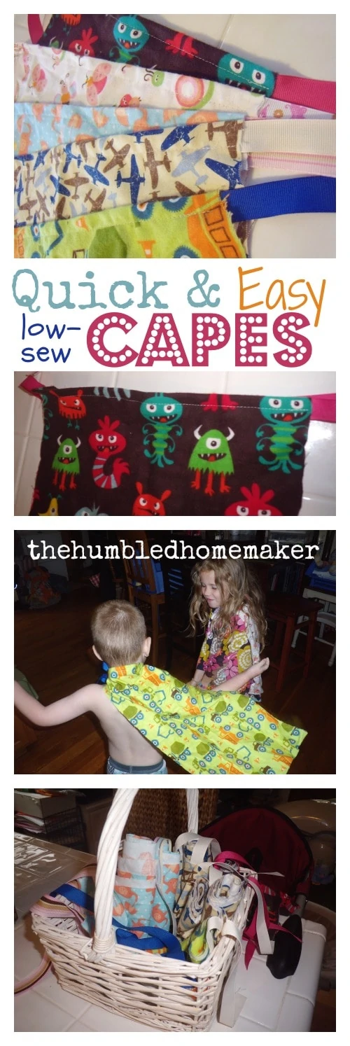 DIY Kids' Capes Tutorial - TheHumbledHomemaker.com