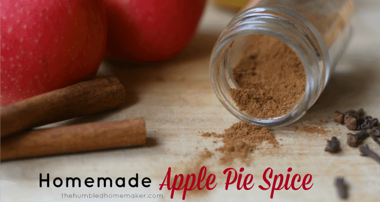 Homemade Apple Pie Spice - TheHumbledHomemaker.com