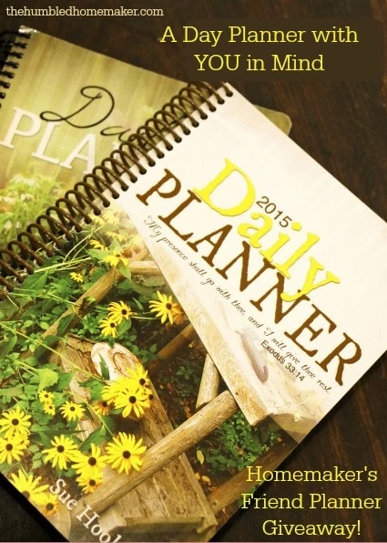 A Day Planner with YOU in Mind! Win a Homemaker's Friend Planner!