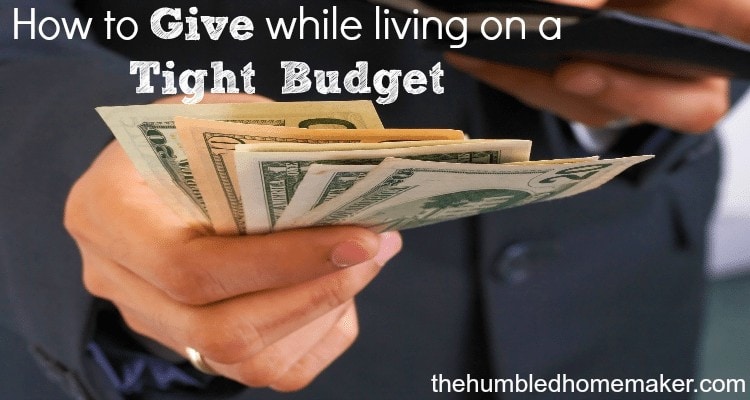 How to Give While Living on a Budget