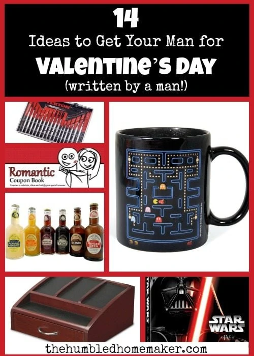 Great list of Valentine's Day gift ideas for men! This list was written by a man, and it has a broad range of options, depending on what your guy's interests are!