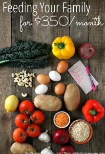 Eating healthy food without paying a lot of money is tough for many families. Frugal Real Food Meal Plans will help you eat well without breaking the bank!