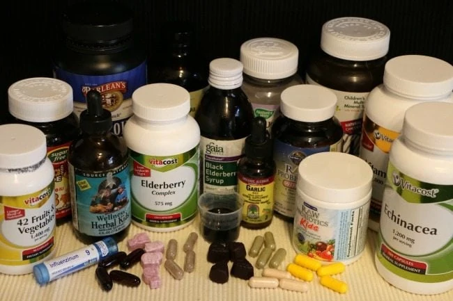 Here's the vitamins and supplements plan we follow during flu season!