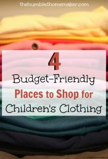 If you're tired of expensive kids clothes, you can't miss these four budget-friendly places to shop for children's clothing!
