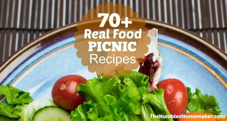 Wish you could find trusted real food recipes for favorite picnic foods? Enjoy this delicious collection of over 70 real food picnic recipes.