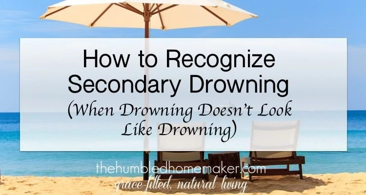 Secondary drowning doesn't look like drowning. It can happen hours after someone has been in the water. It's important to educate ourselves and others about this rare but deadly form of drowning! 