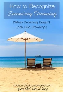 Secondary drowning doesn’t look like drowning. It can happen hours after someone has been in the water. It’s important to educate ourselves and others about this rare but deadly form of drowning!