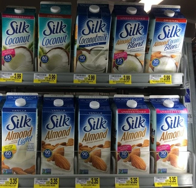 silk milk at Kroger