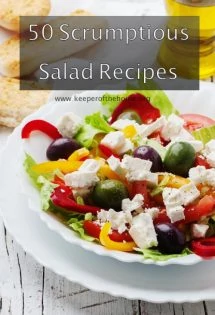 From fresh-from-the-veggie-garden salads to fruit salads to pasta and potato to meat to salads with an international flair, check out these 50 scrumptious salad recipes that are sure to satisfy your cravings all year long!