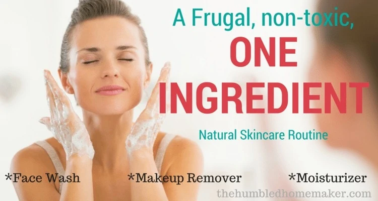 Want summer skin that glows? Try this frugal, non-toxic, one ingredient skincare routine!