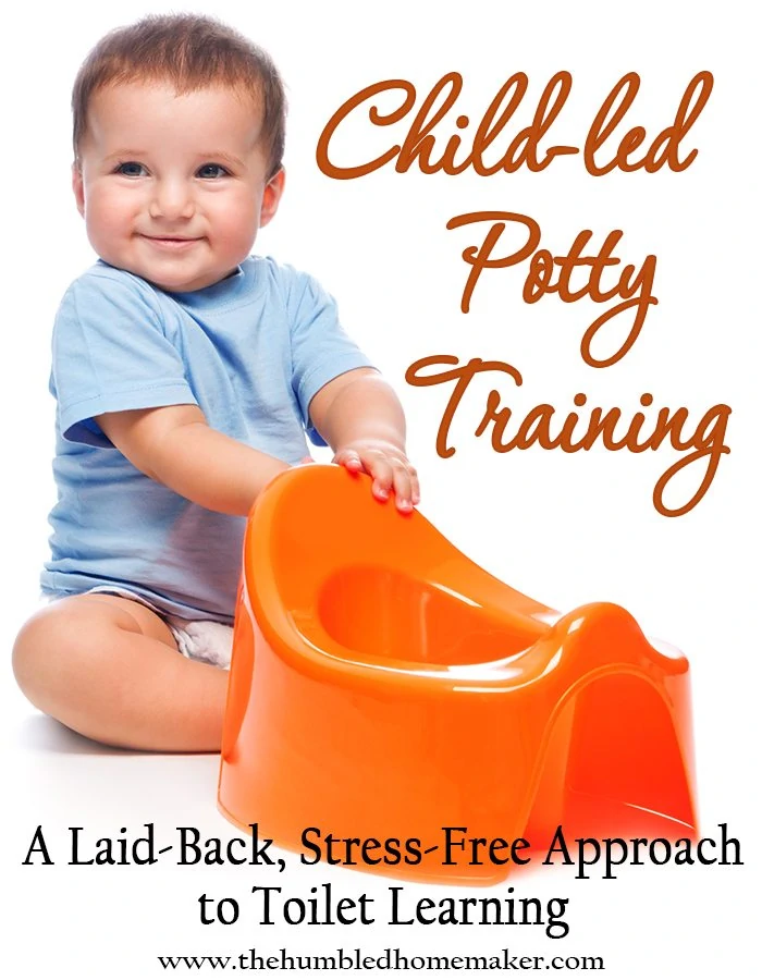 If you've ever been discouraged with potty training, you have to check out child-led potty training. This is a stress-free, laid-back approach to toilet learning! Hang in there, Mama. There is a light at the end of the potty training tunnel! 